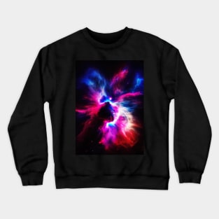 Vibrant Nebula Mirage Crewneck Sweatshirt